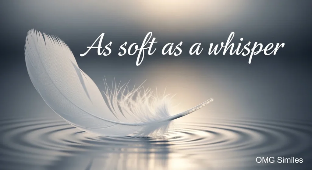 As soft as a whisper