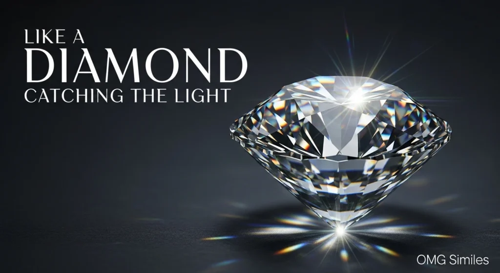 Like a Diamond Catching the Light