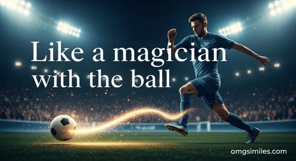 Like a magician with the ball