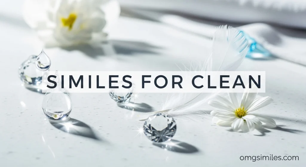 Similes for Clean