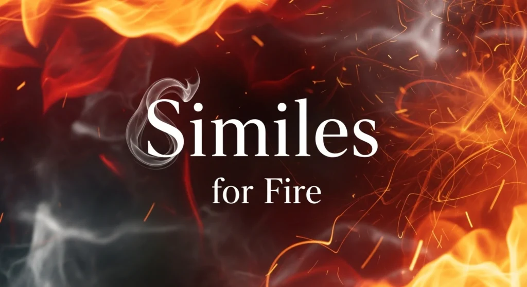 Similes for Fire