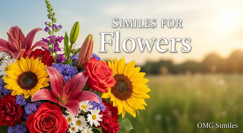 Similes for Flowers