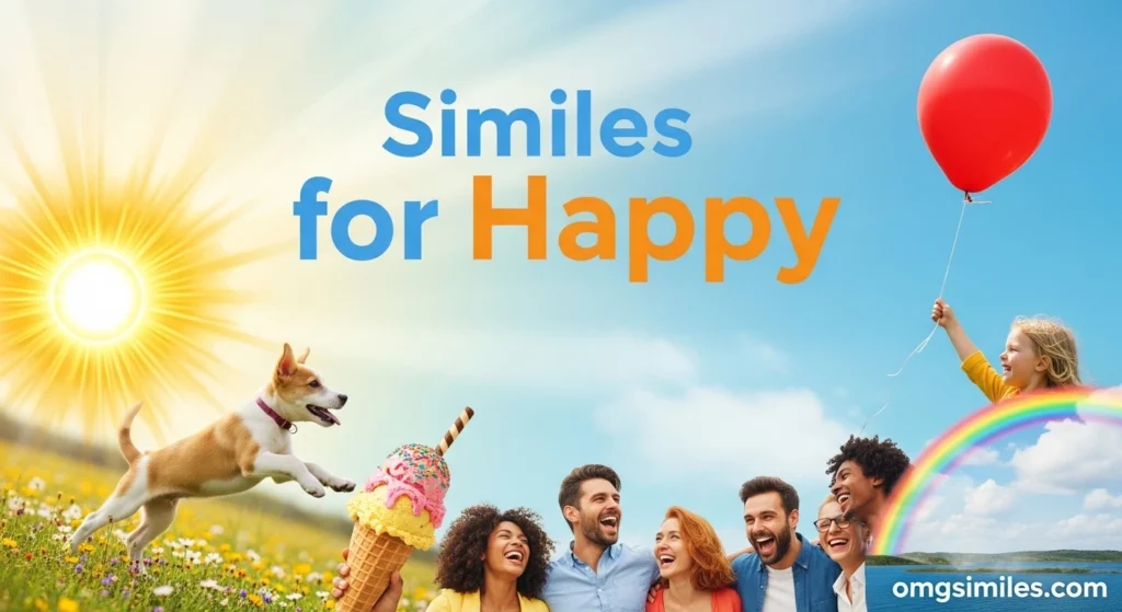 Similes for Happy