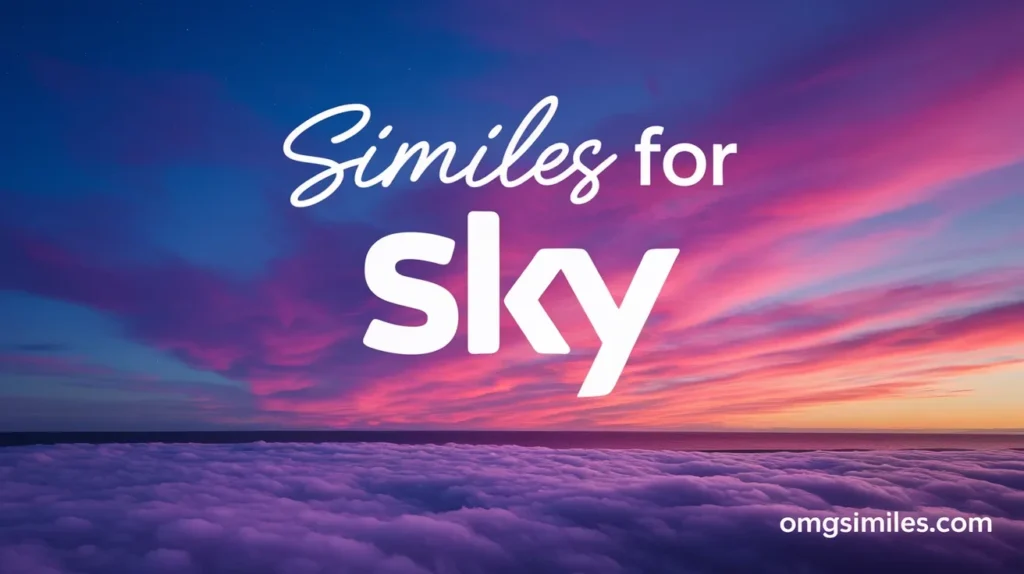 Similes for Sky