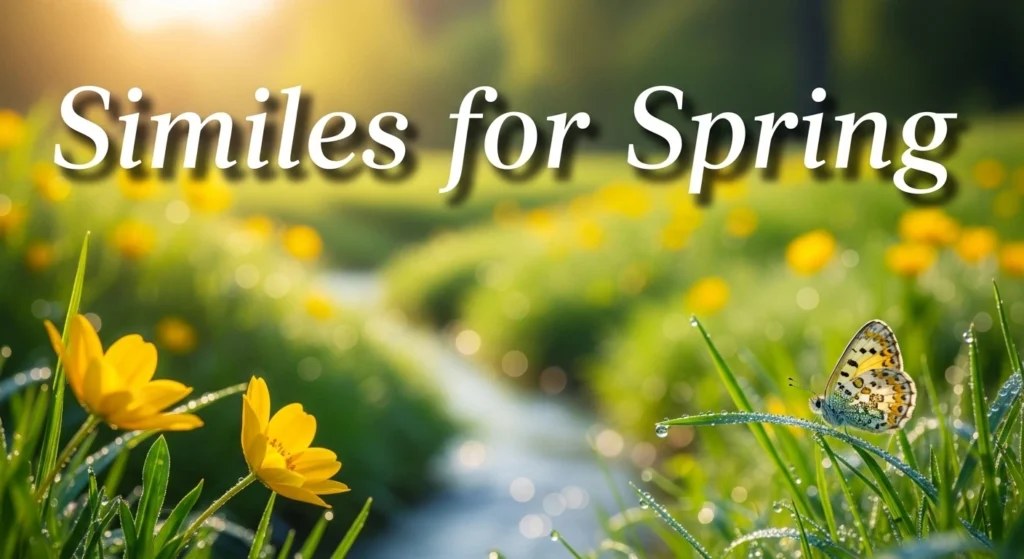 Similes for Spring
