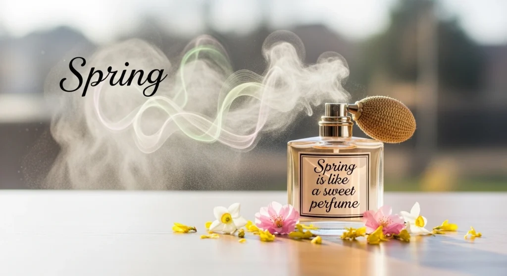 Spring is like a sweet perfume