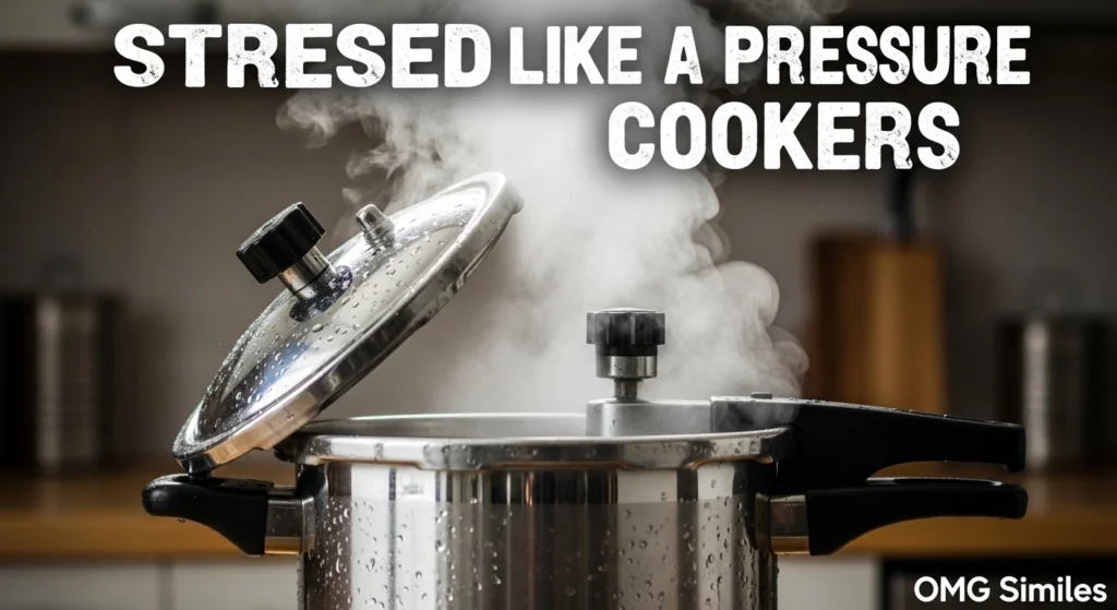 Stressed like a pressure cooker