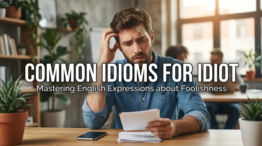 Common Idioms for Idiot
