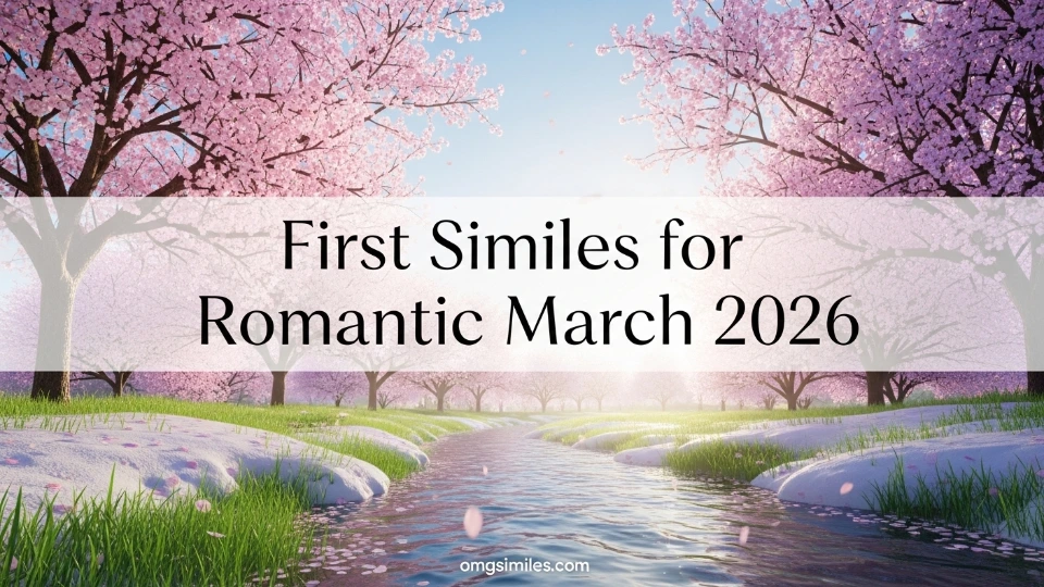 First Similes for Romantic March 2026