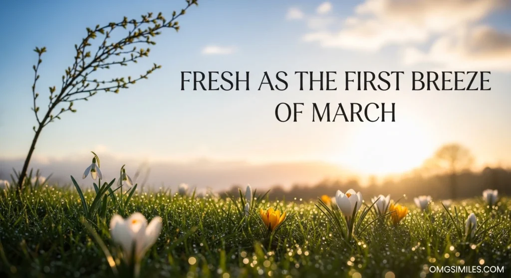 Fresh as the First Breeze of March