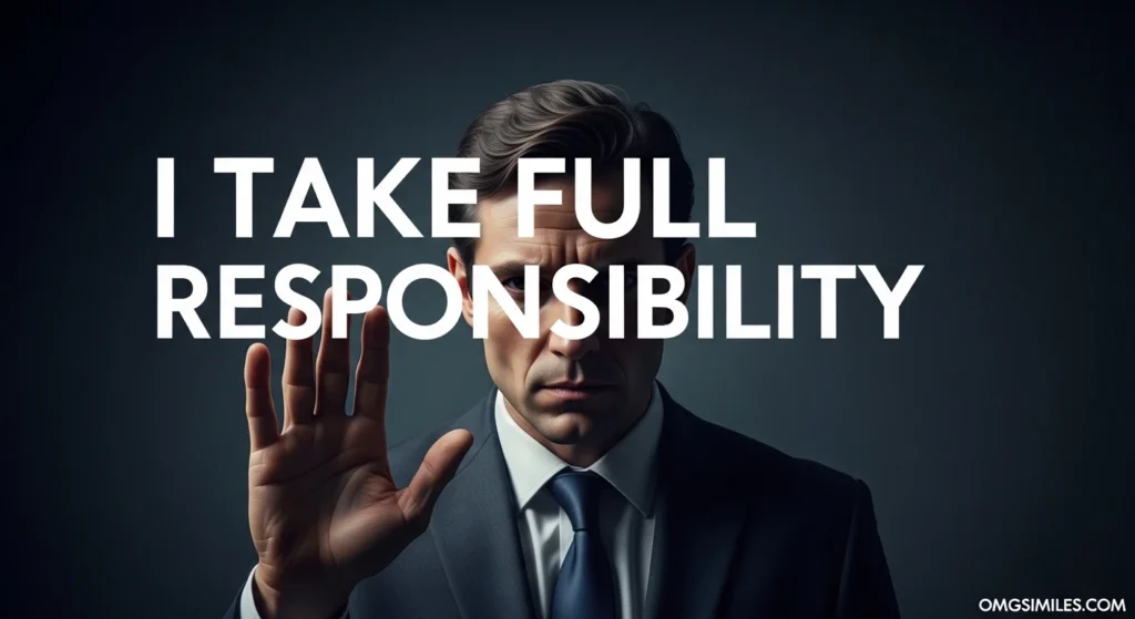 I Take Full Responsibility