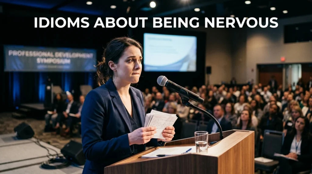 Idioms About Being Nervous