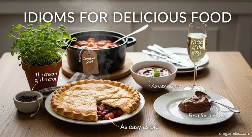 Idioms for Delicious Food
