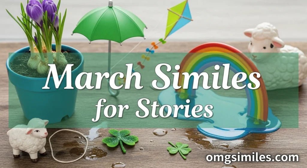 March Similes for Stories