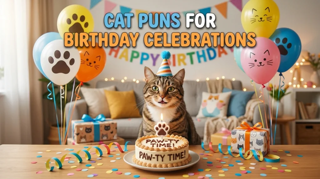 Cat Puns for Birthday Celebrations