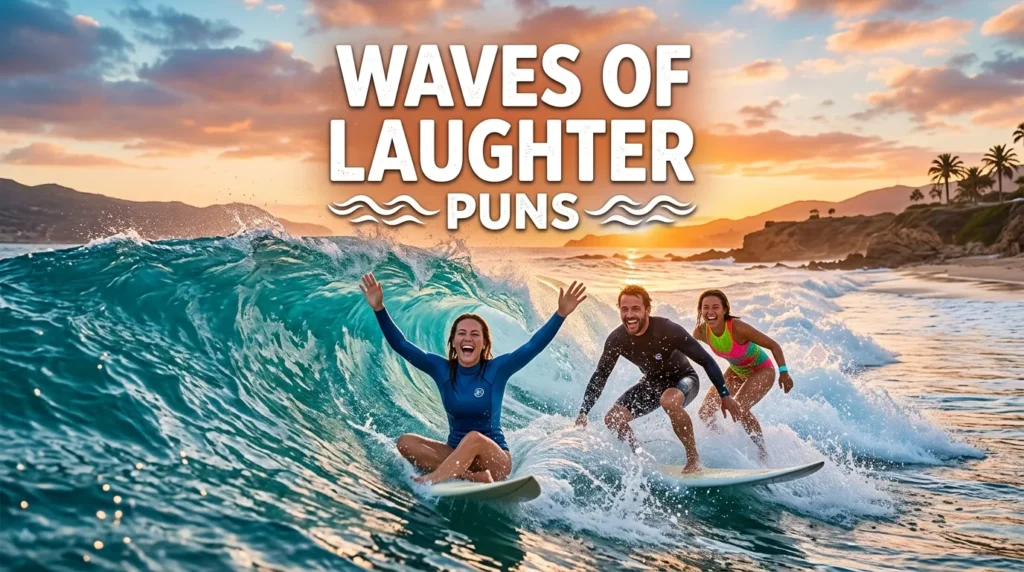 Waves of Laughter Puns