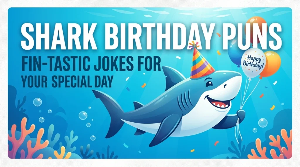 shark birthday puns