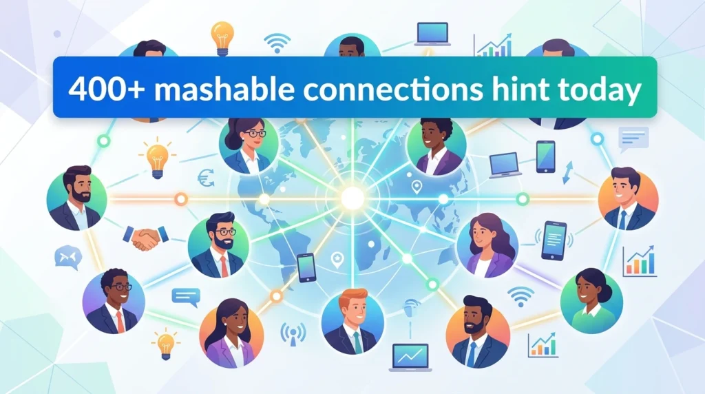 400+ mashble connections hint today