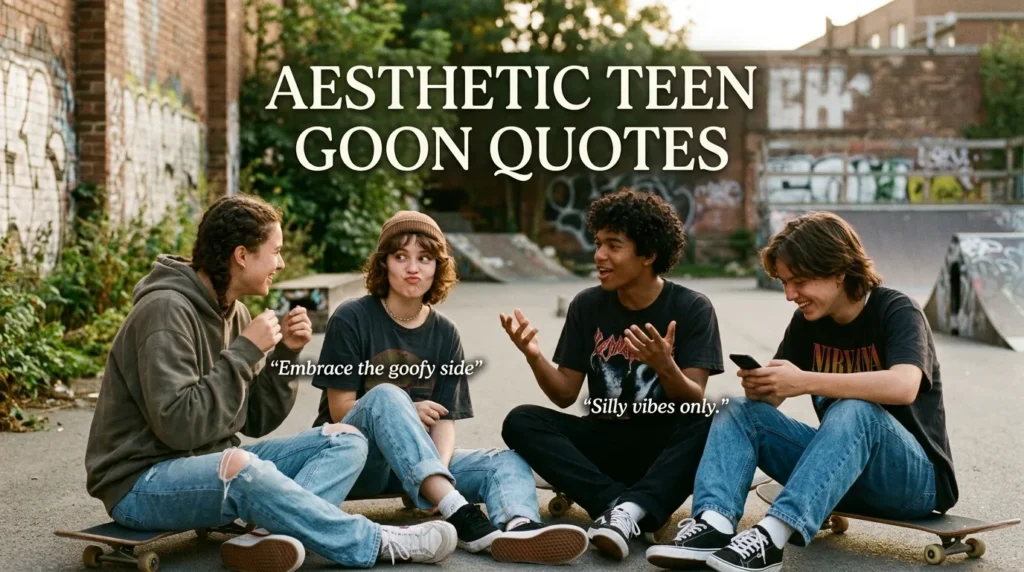 Aesthetic Teen Goon Quotes