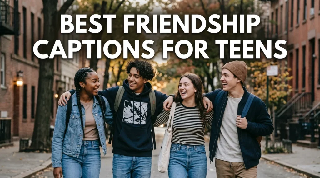 Best Friendship Captions for Teens