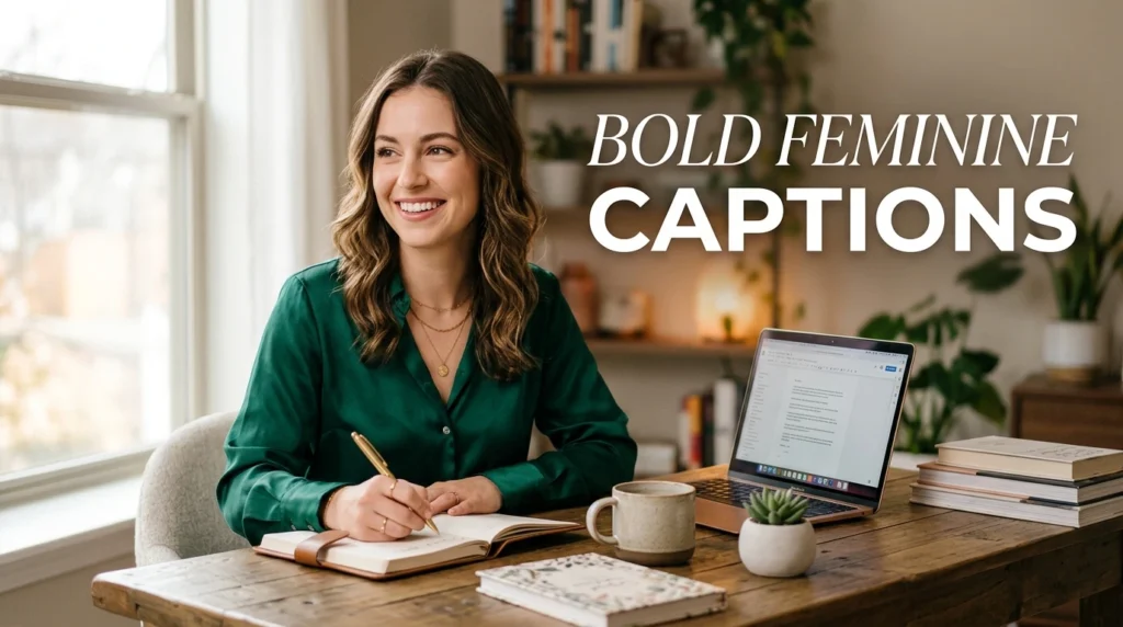 Bold Feminine Captions
