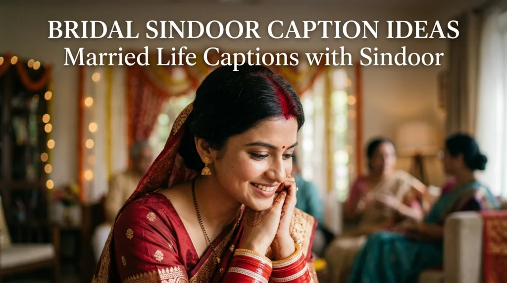 Bridal Sindoor Caption Ideas