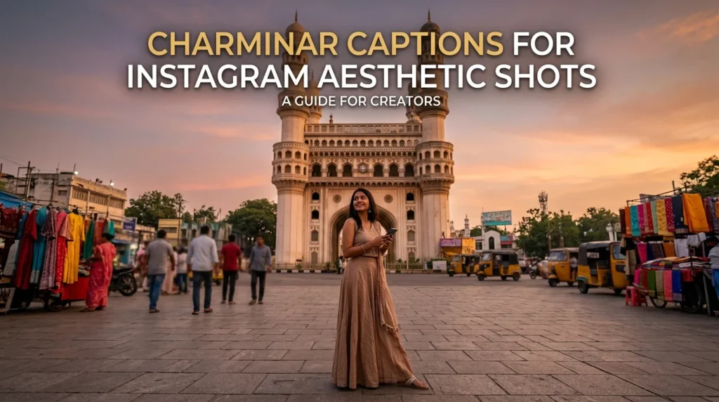 Charminar captions for Instagram aesthetic shots