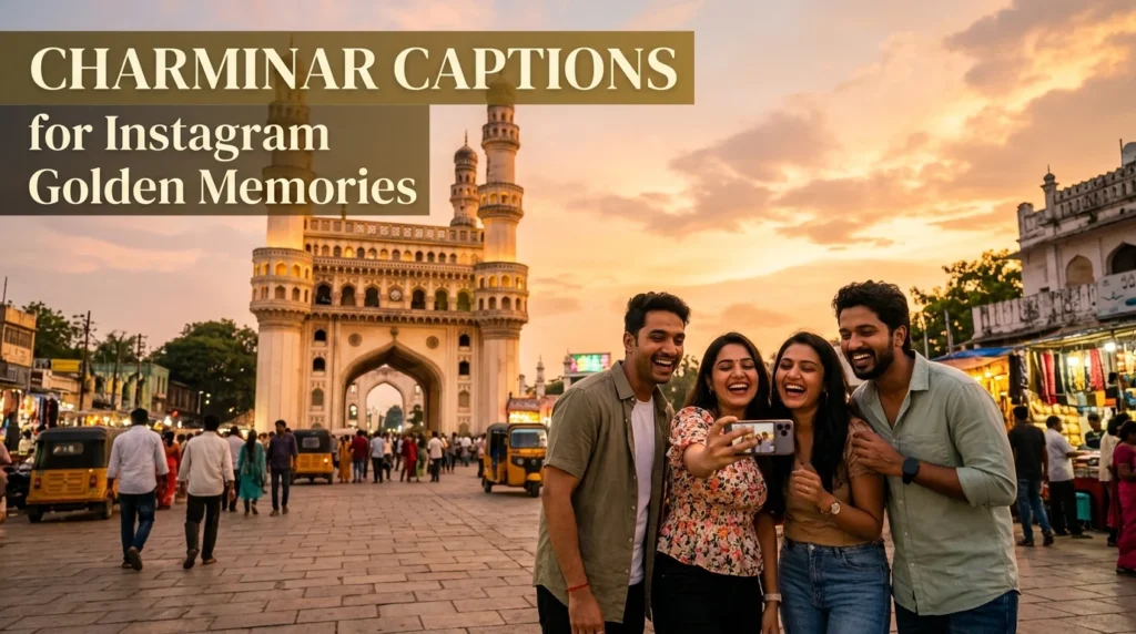 Charminar captions for Instagram golden memories