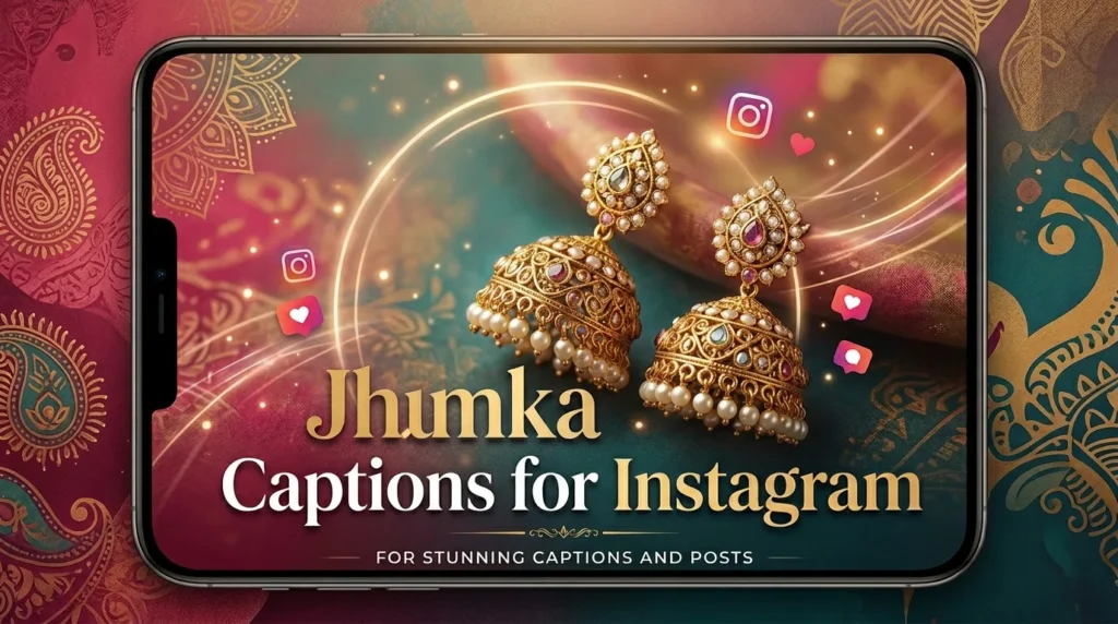 Jhumka Captions for Instagram