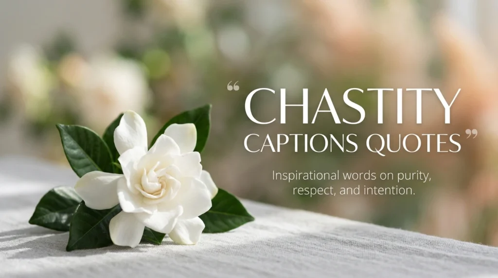 Chastity Captions Quotes