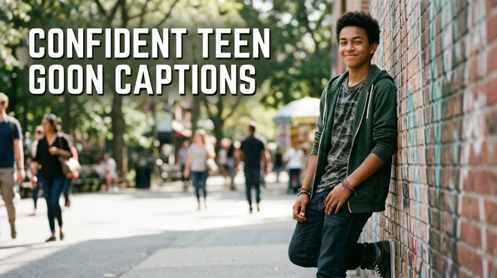Confident Teen Goon Captions