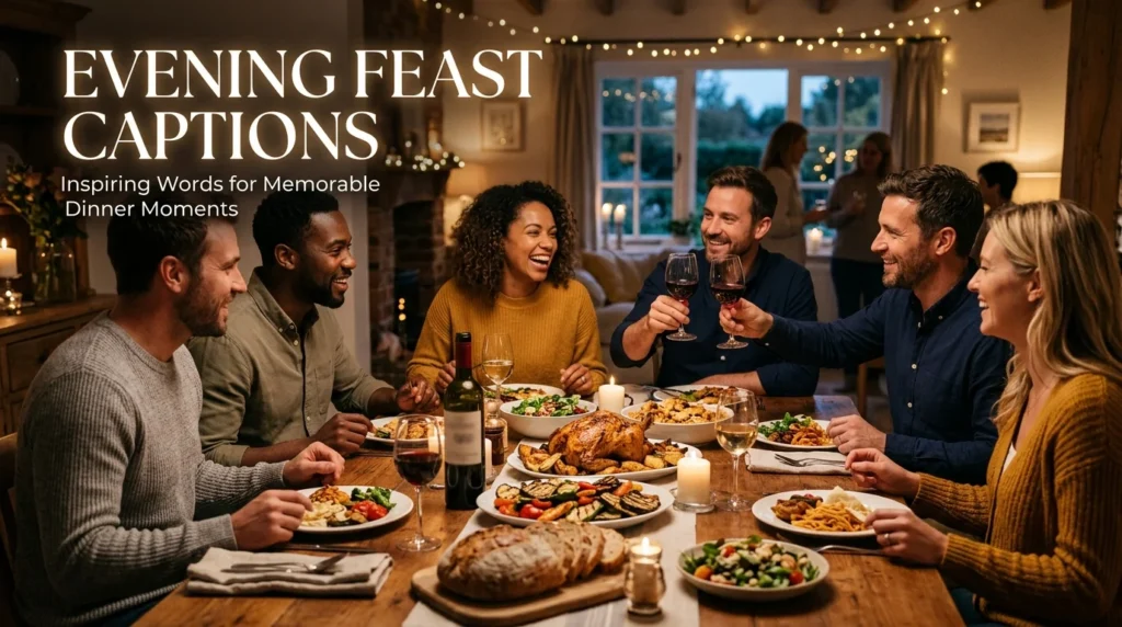 Evening Feast Captions