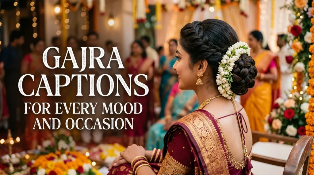 Gajra Captions for Every Mood and Occasion