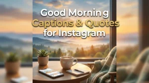 288+ Good Morning Captions & Quotes for Instagram 2026 🌸