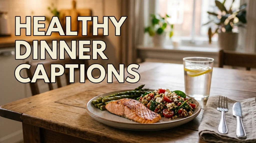 Healthy Dinner Captions