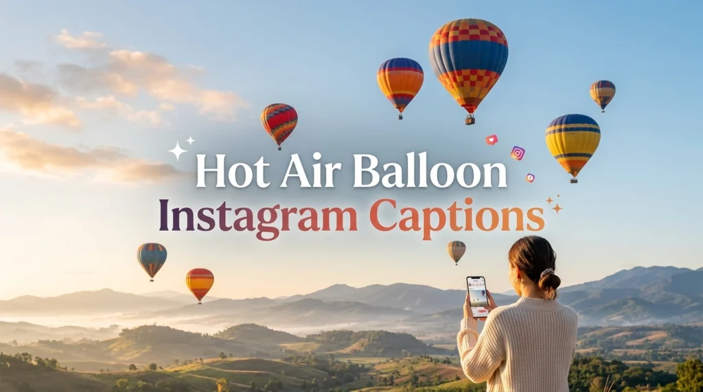 Hot Air Balloon Instagram Captions