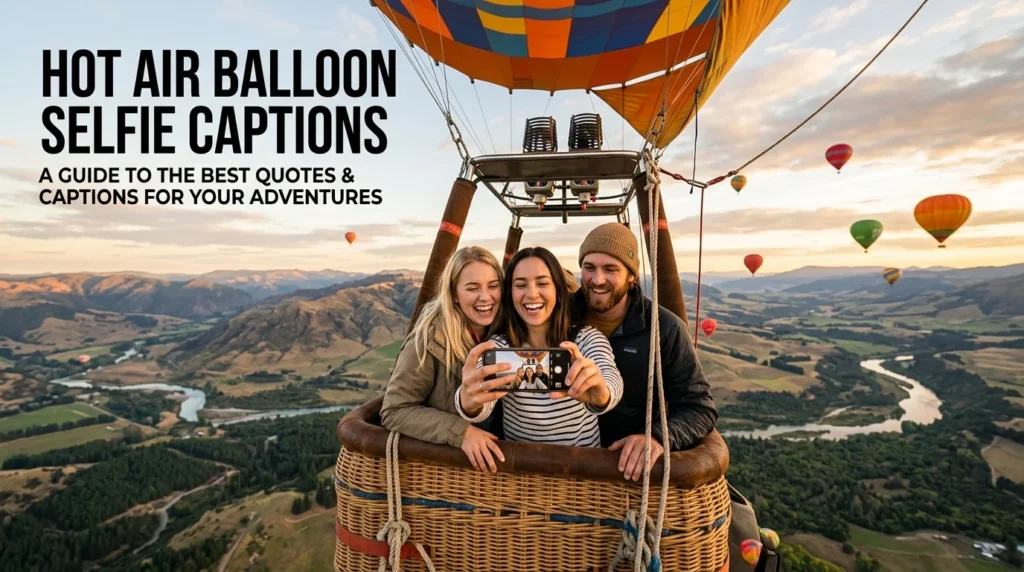 Hot Air Balloon Selfie Captions