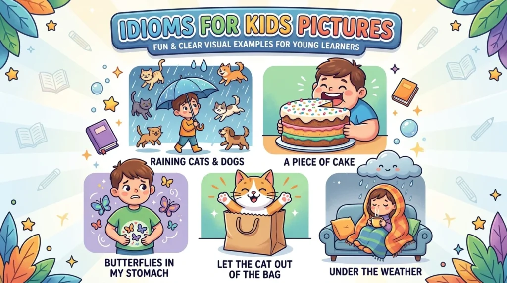 Idioms for Kids Pictures