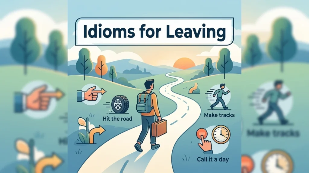 Idioms for Leaving