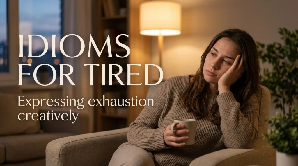 Idioms for Tired