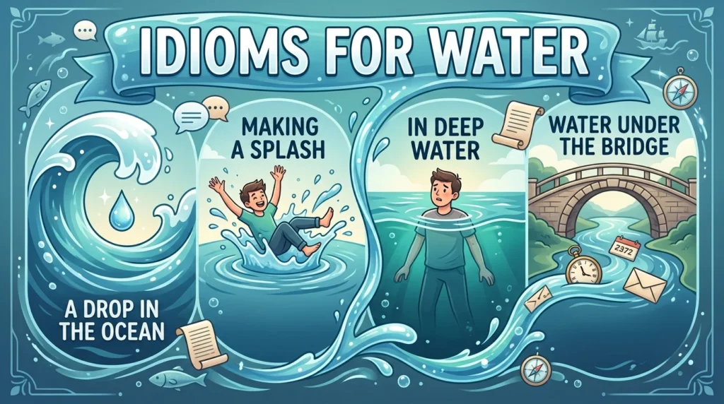 Idioms for Water