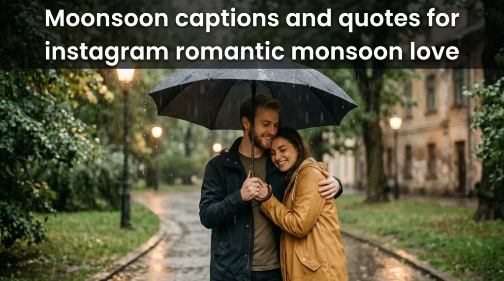 Moonsoon captions and quotes for instagram romantic monsoon love