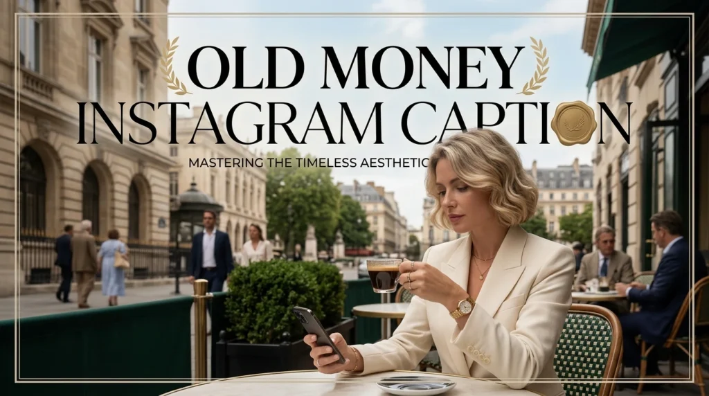 Old Money Instagram Caption