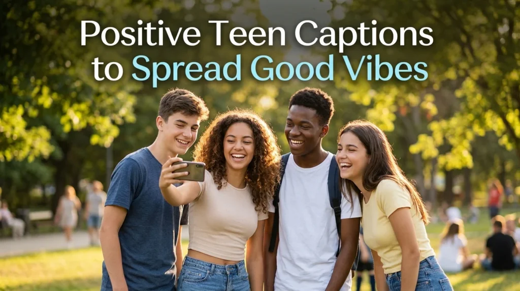 Positive Teen Captions to Spread Good Vibes