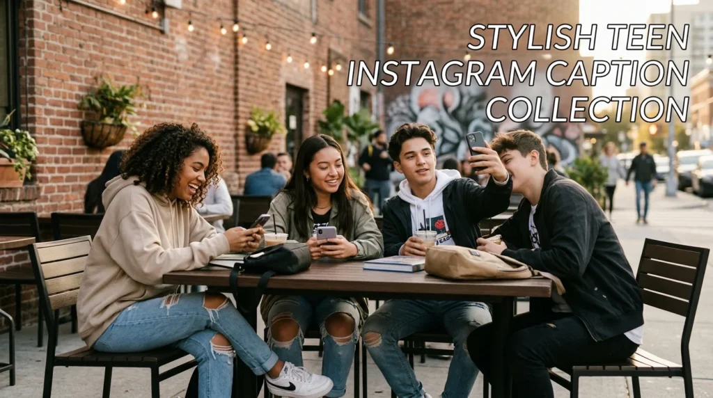Stylish Teen Instagram Caption Collection