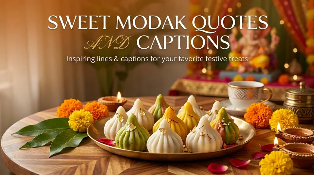 Sweet Modak Quotes and Captions