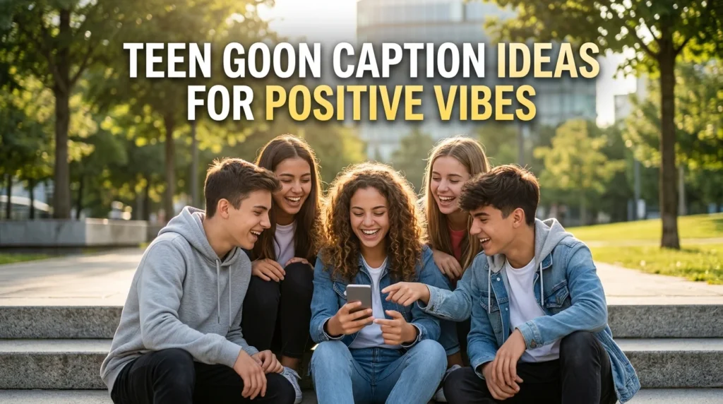 Teen Goon Caption Ideas for Positive Vibes