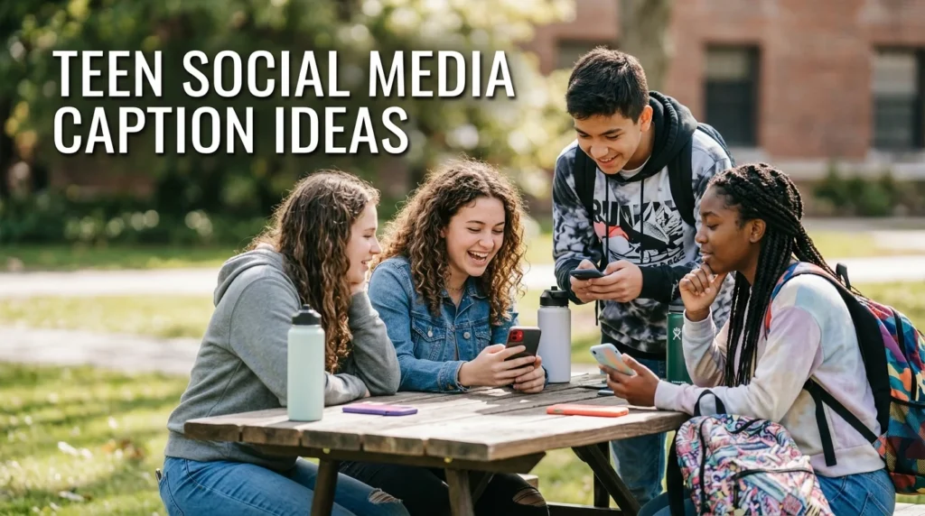 Teen Social Media Caption Ideas
