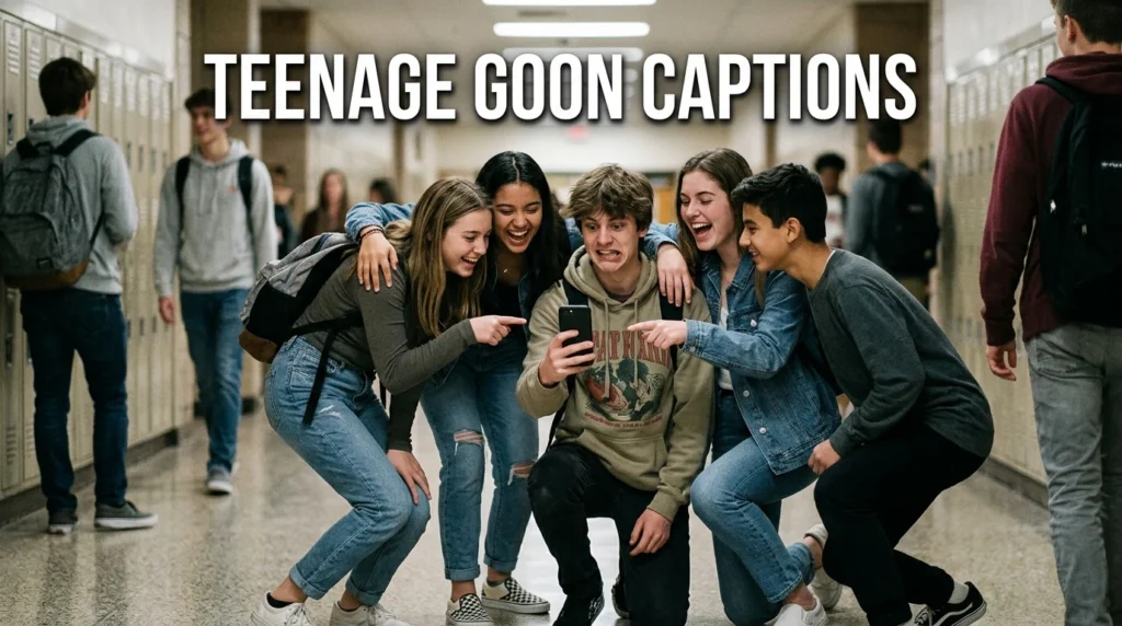 Teenage Goon Captions