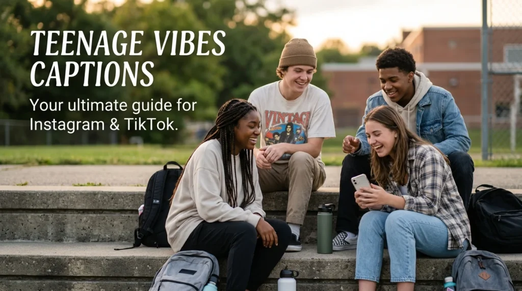 Teenage Vibes Captions